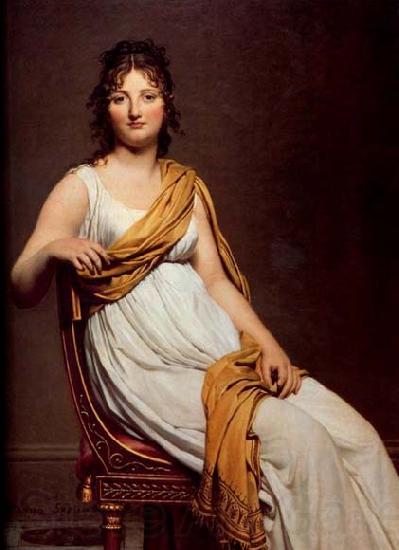 Jacques-Louis  David Madame Raymond de Verninac France oil painting art